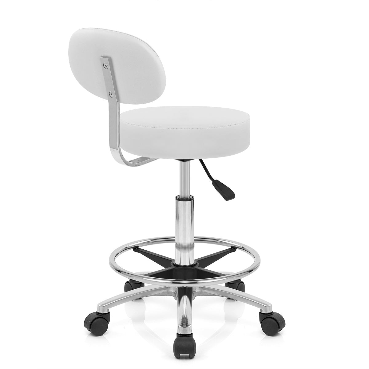 Taburete - Swivel Blanco