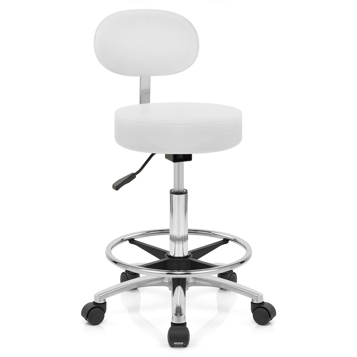 Taburete - Swivel Blanco