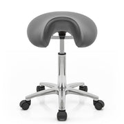 Sillín Polipiel Cromo - Saddle Deluxe Gris