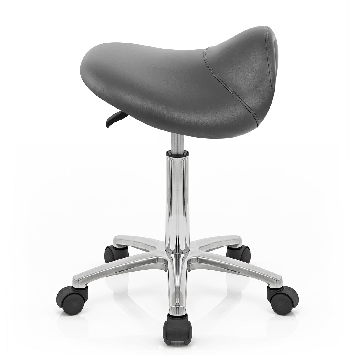 Sillín Polipiel Cromo - Saddle Deluxe Gris