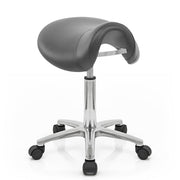 Sillín Polipiel Cromo - Saddle Deluxe Gris