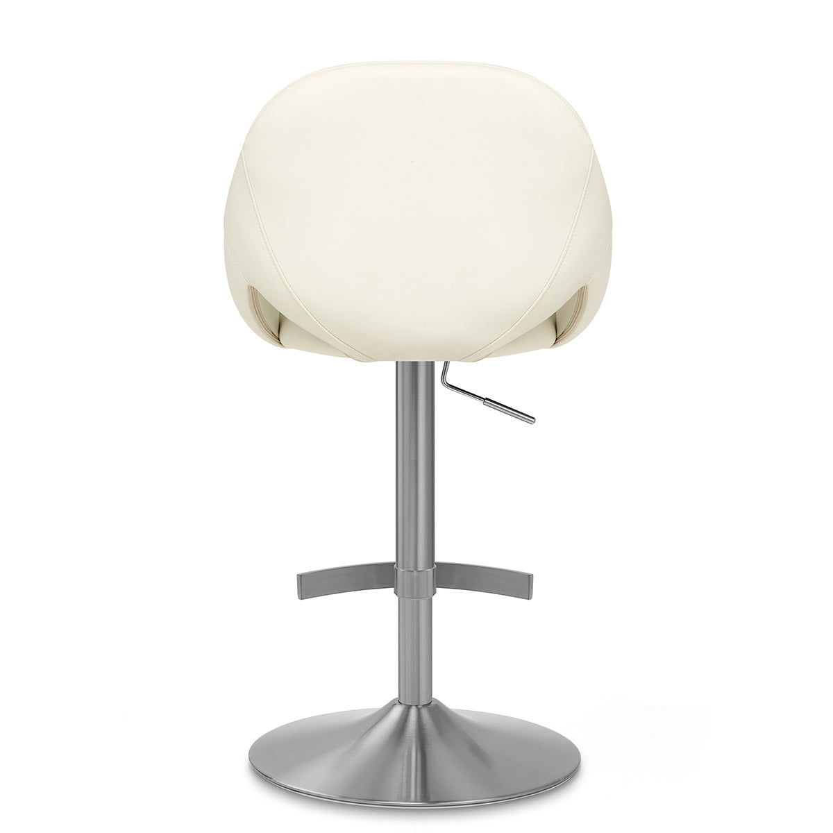 Taburete Eco Piel Cepillado - Rico Crema