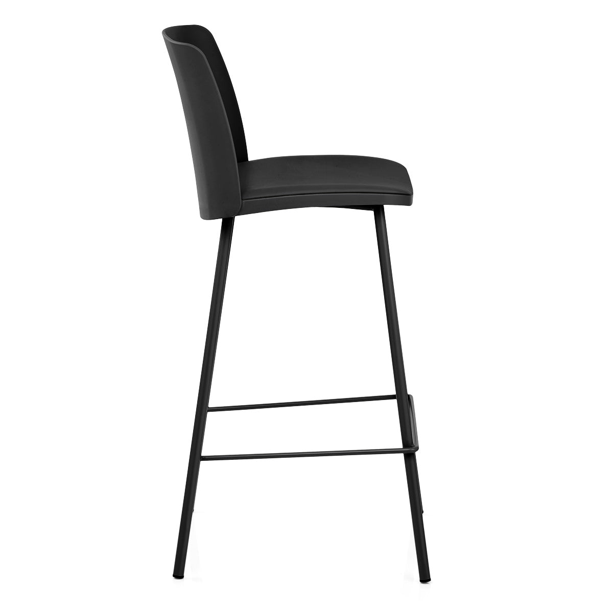 Taburete Polipiel - Cosmo Negro