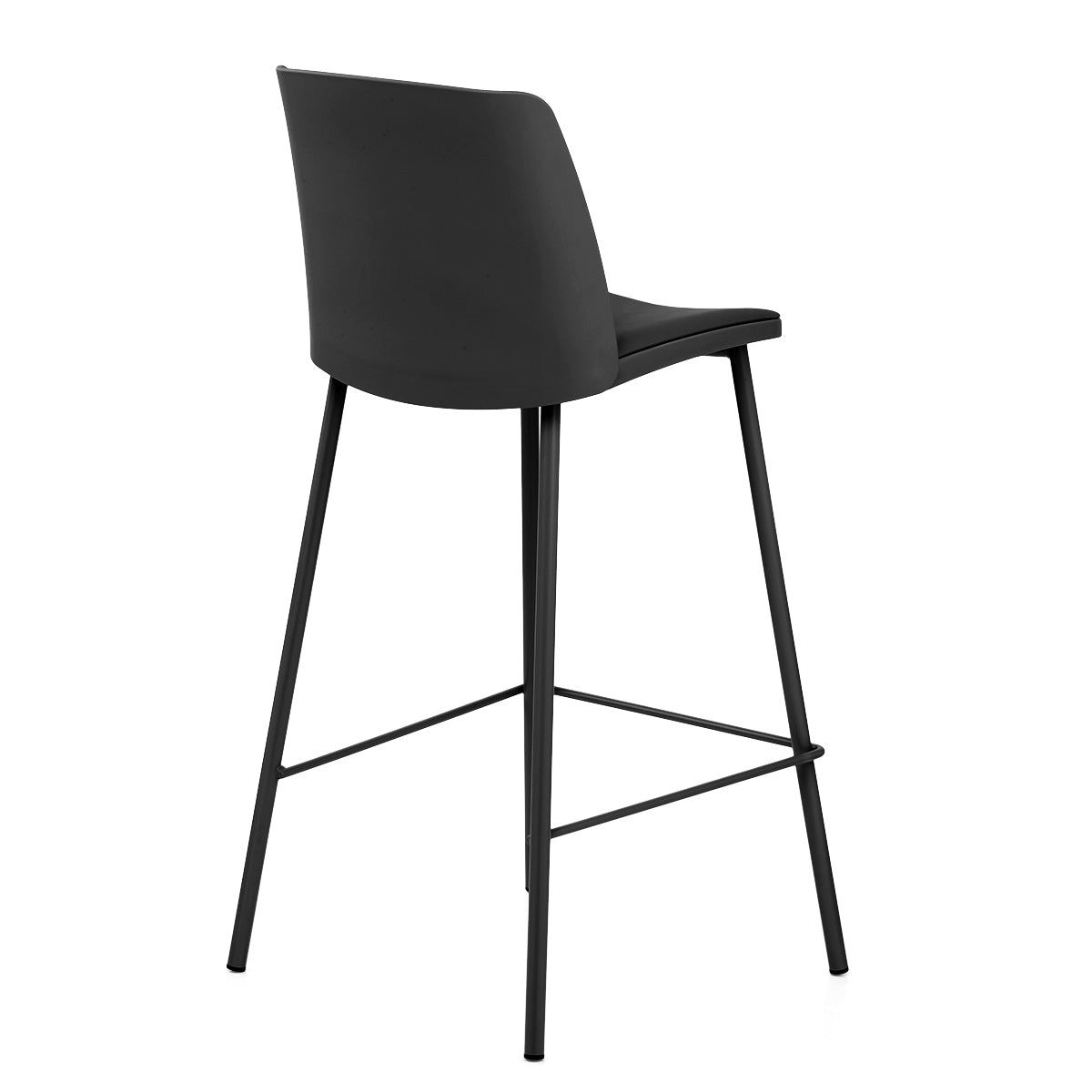 Taburete Polipiel - Cosmo Negro