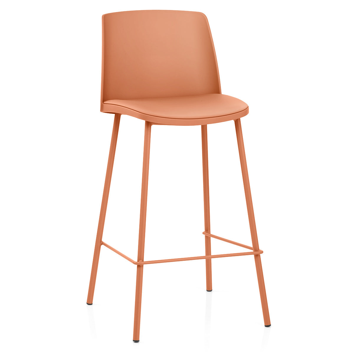 Taburete Polipiel - Cosmo Naranja