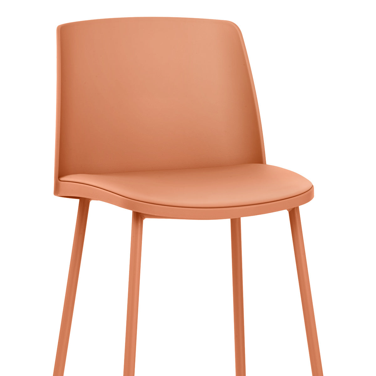 Taburete Polipiel - Cosmo Naranja