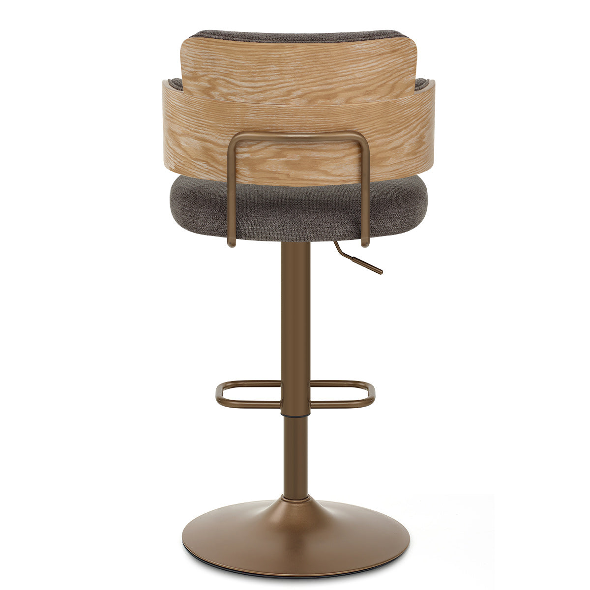 Taburete Tela Cobre - Logan Gris