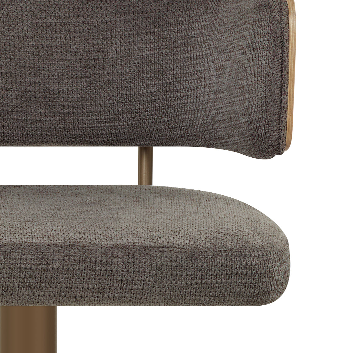 Taburete Tela Cobre - Logan Gris