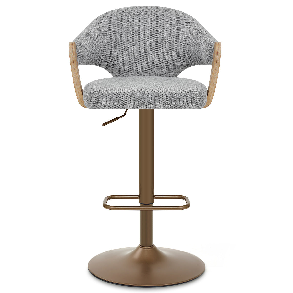 Taburete Tela Cobre - Arco Gris