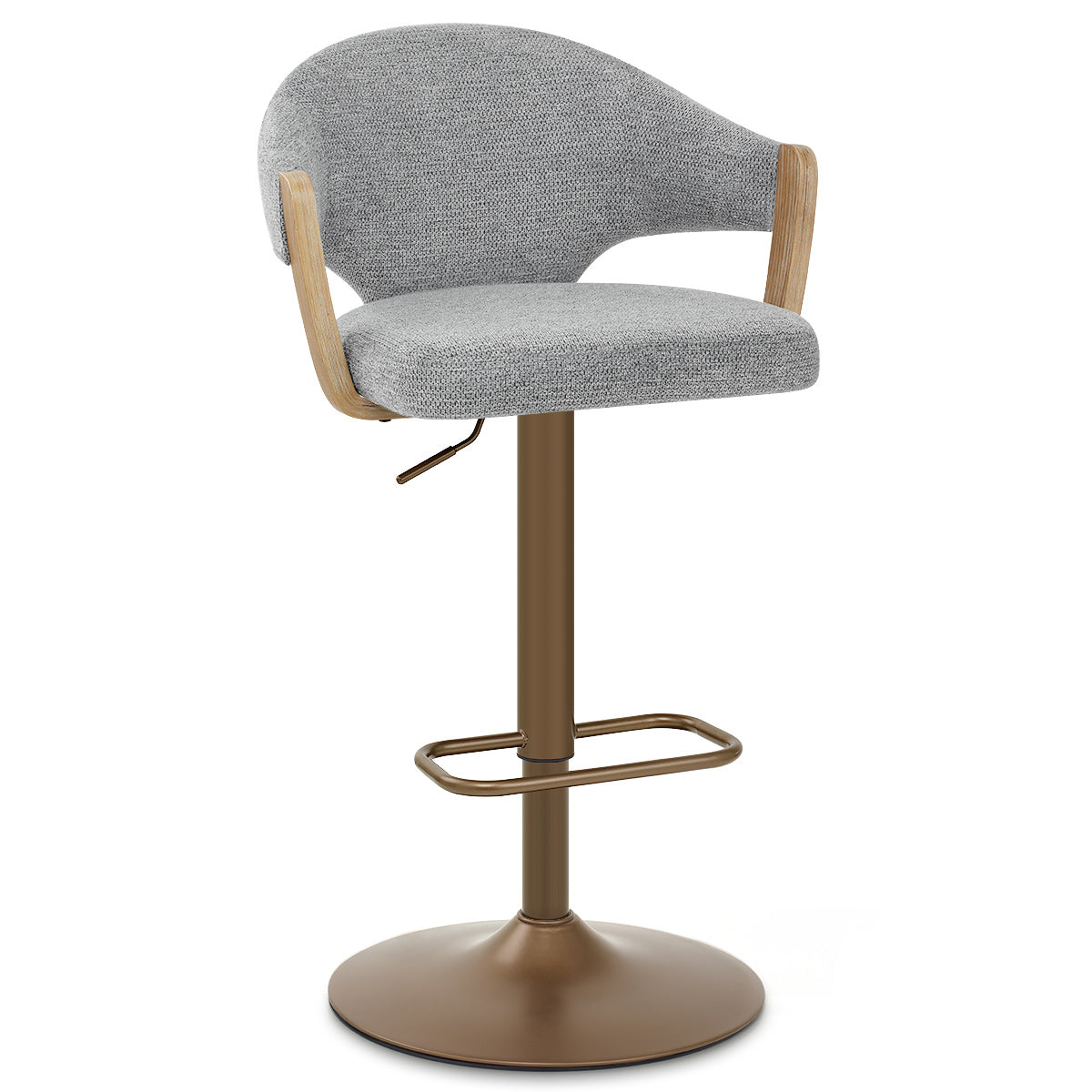 Taburete Tela Cobre - Arco Gris