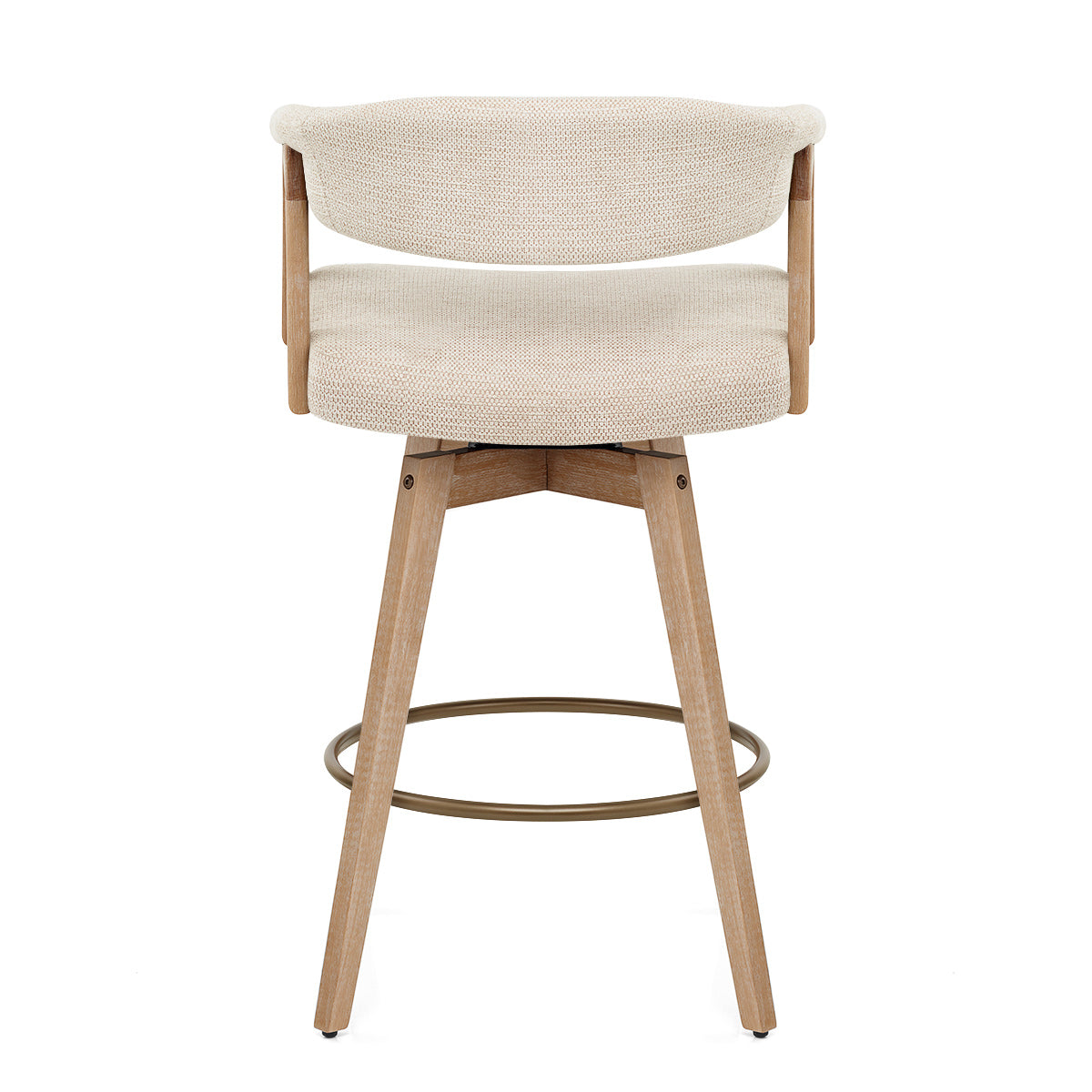 Taburete Tela Roble - Falco Crema