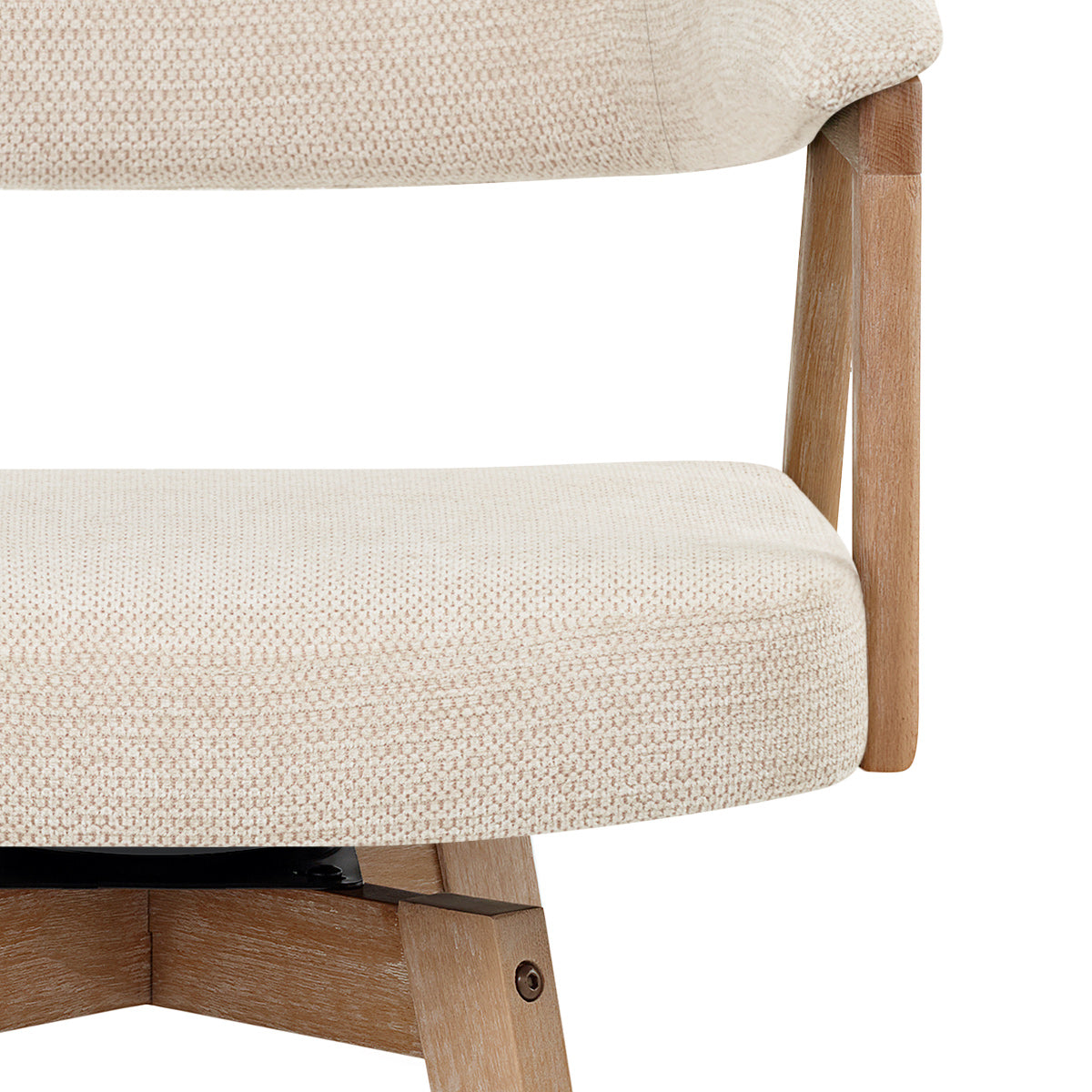 Taburete Tela Roble - Falco Crema