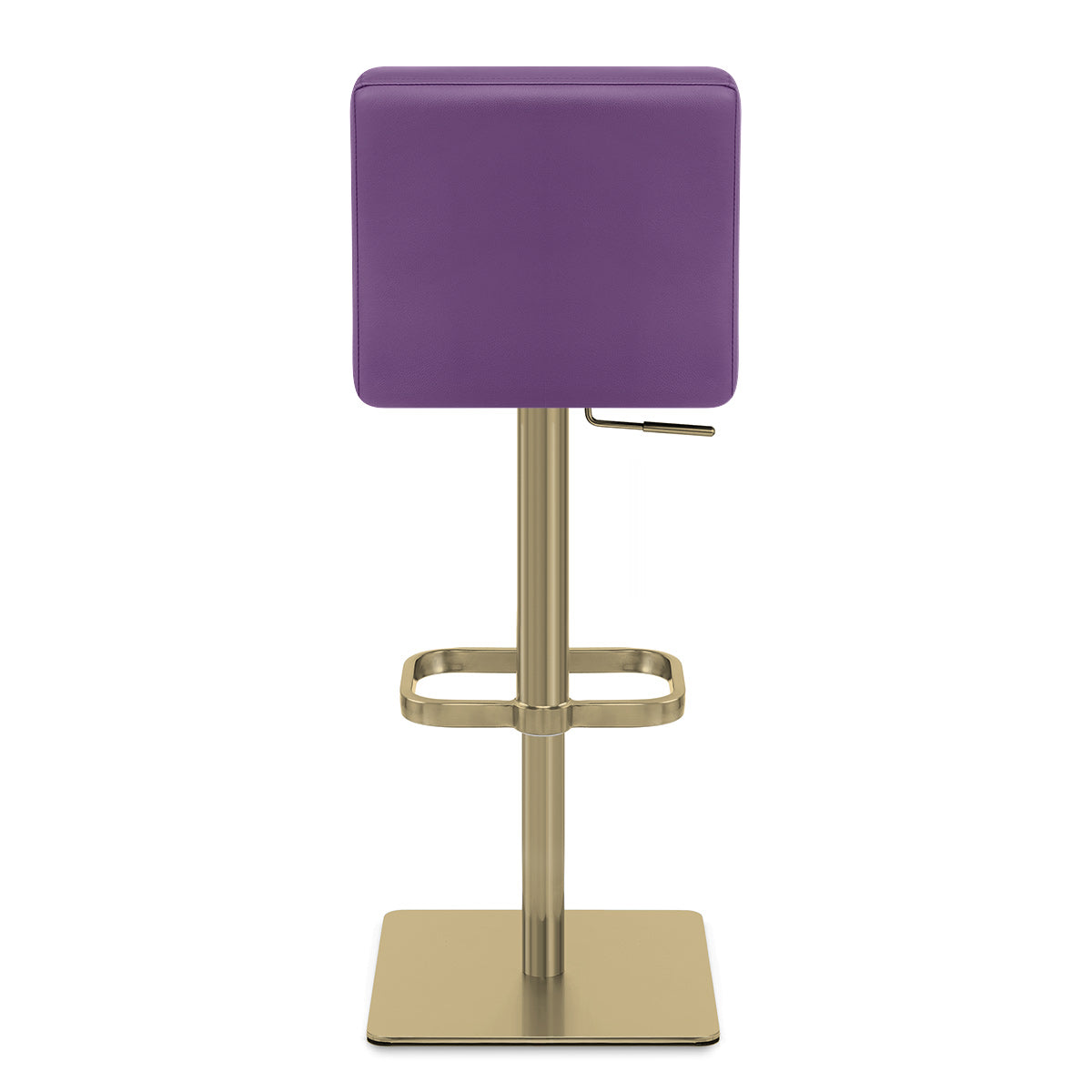 Taburete Polipiel Dorado - Lush Morado