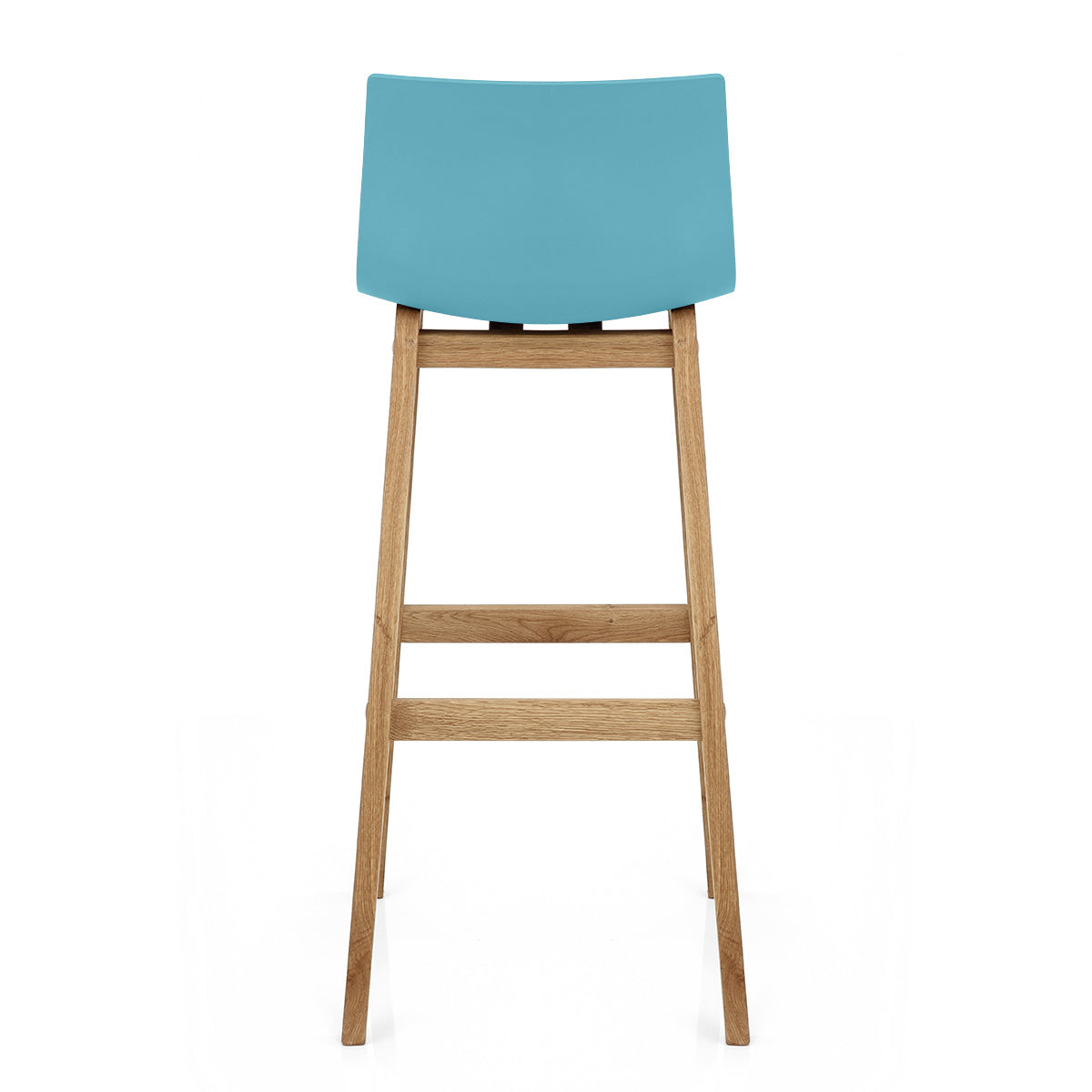 Taburete Madera Resina - Drift Alto Azul