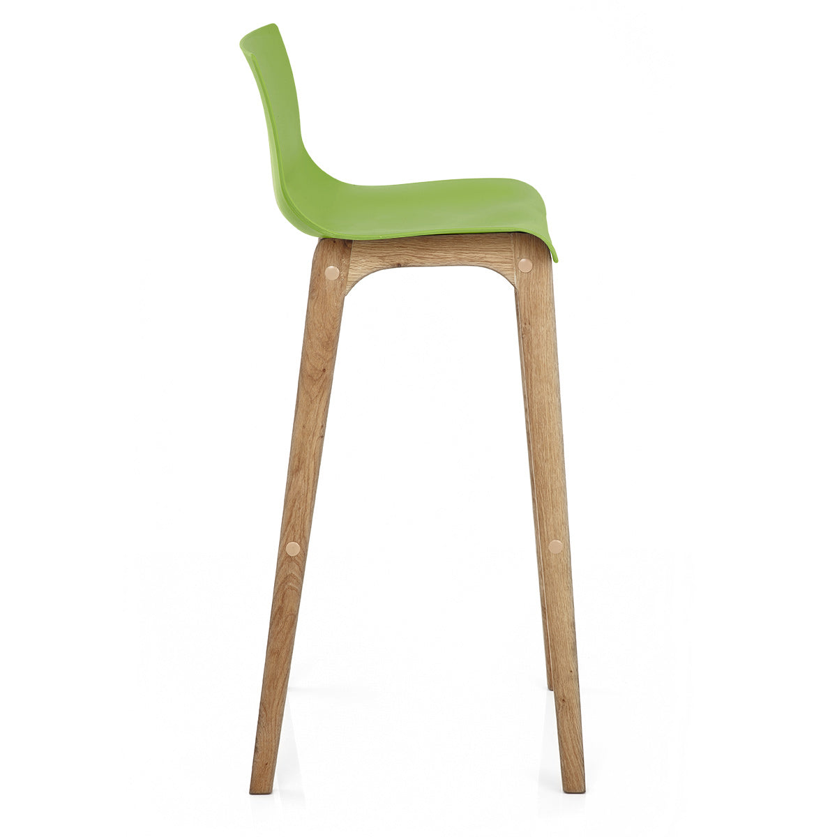 Taburete Madera Resina - Drift Alto Verde