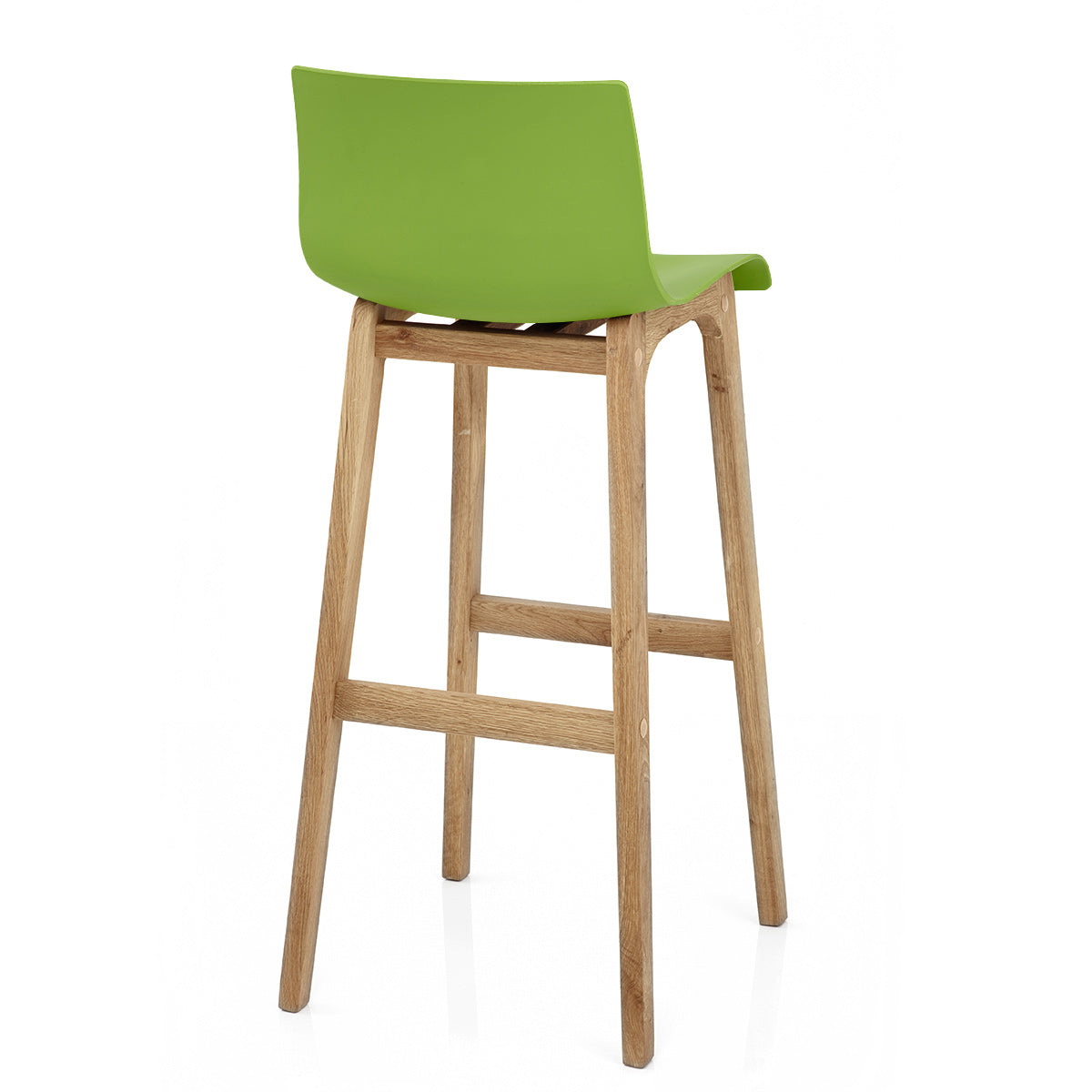 Taburete Madera Resina - Drift Alto Verde