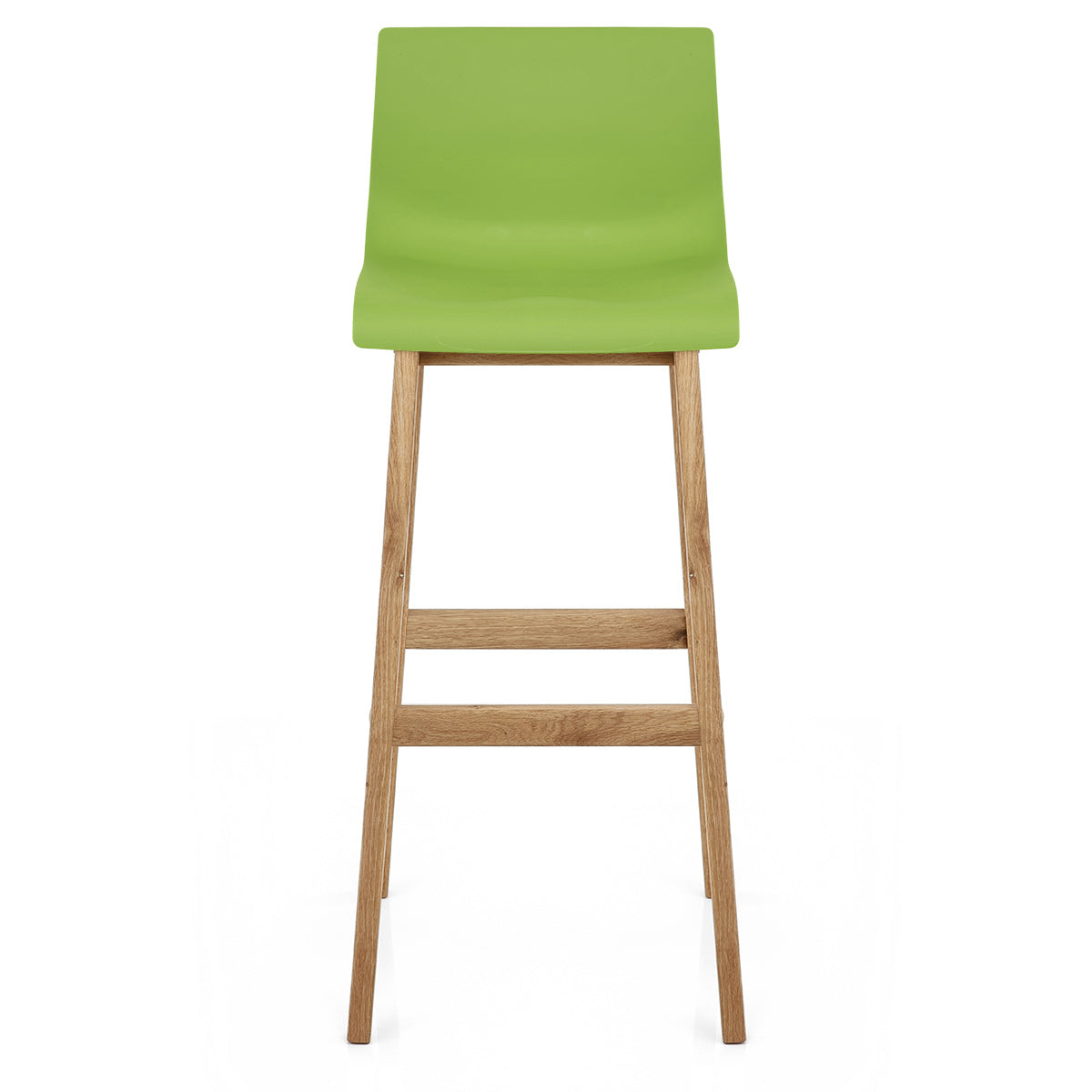 Taburete Madera Resina - Drift Alto Verde