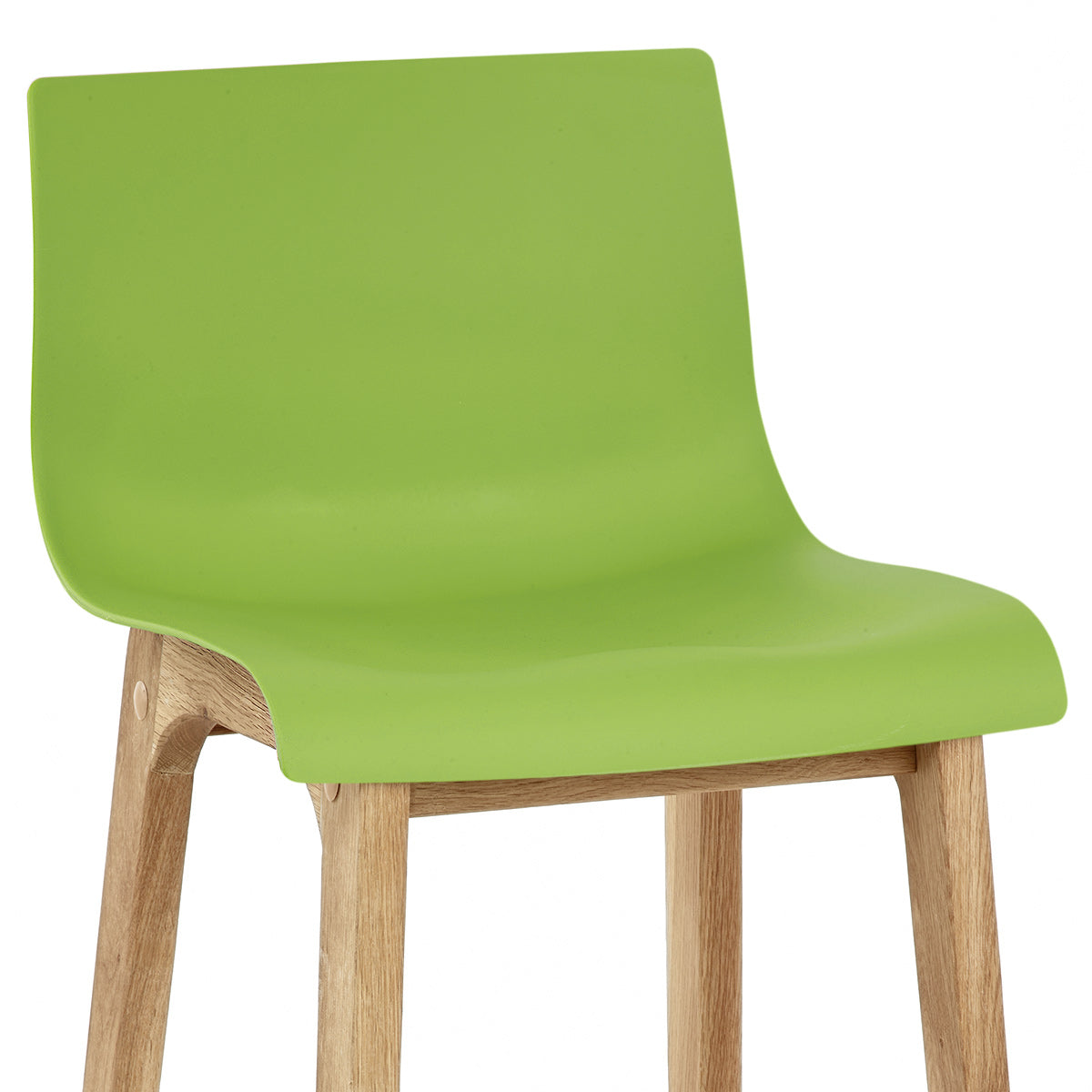 Taburete Madera Resina - Drift Alto Verde