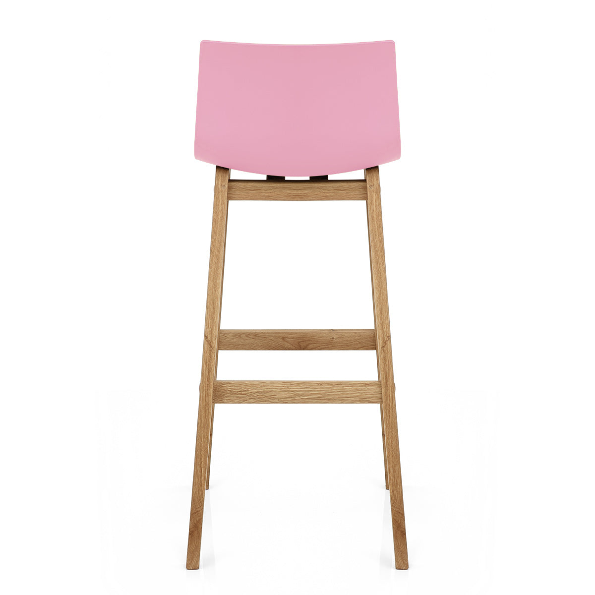 Taburete Madera Resina - Drift Alto Rosa