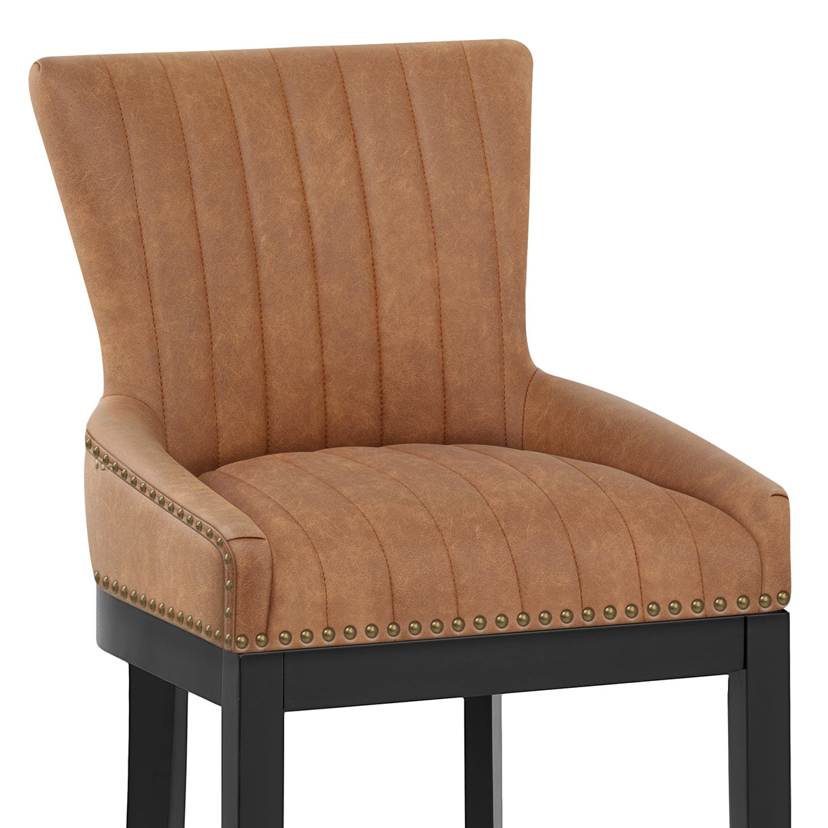 Taburete Polipiel Madera - Chiltern Marrón