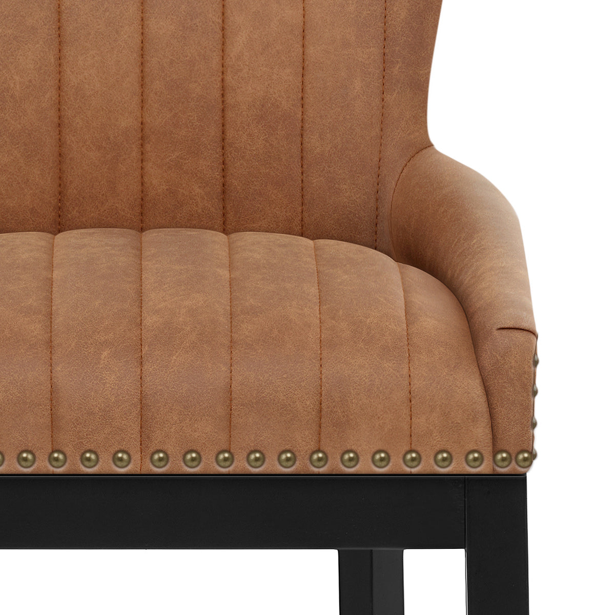 Taburete Polipiel Madera - Chiltern Marrón