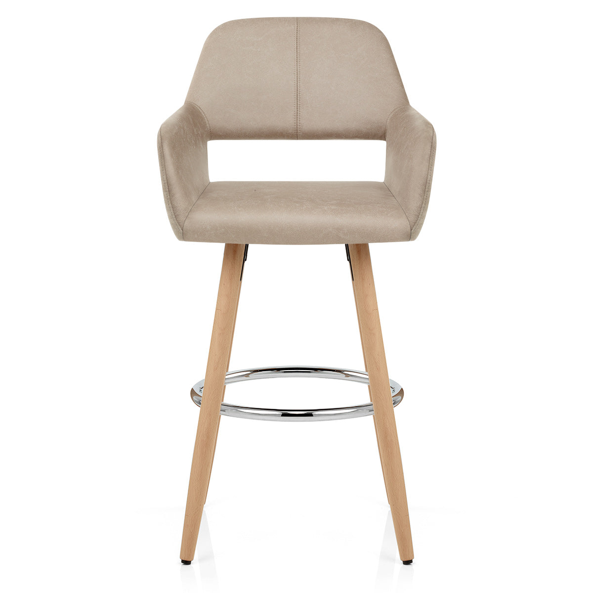 Taburete Polipiel Antiguo Madera - Kite Gris Pardo
