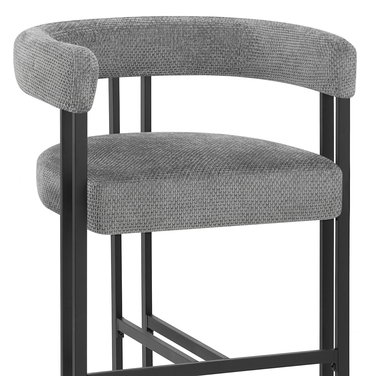 Taburete Tela - Gigi Gris