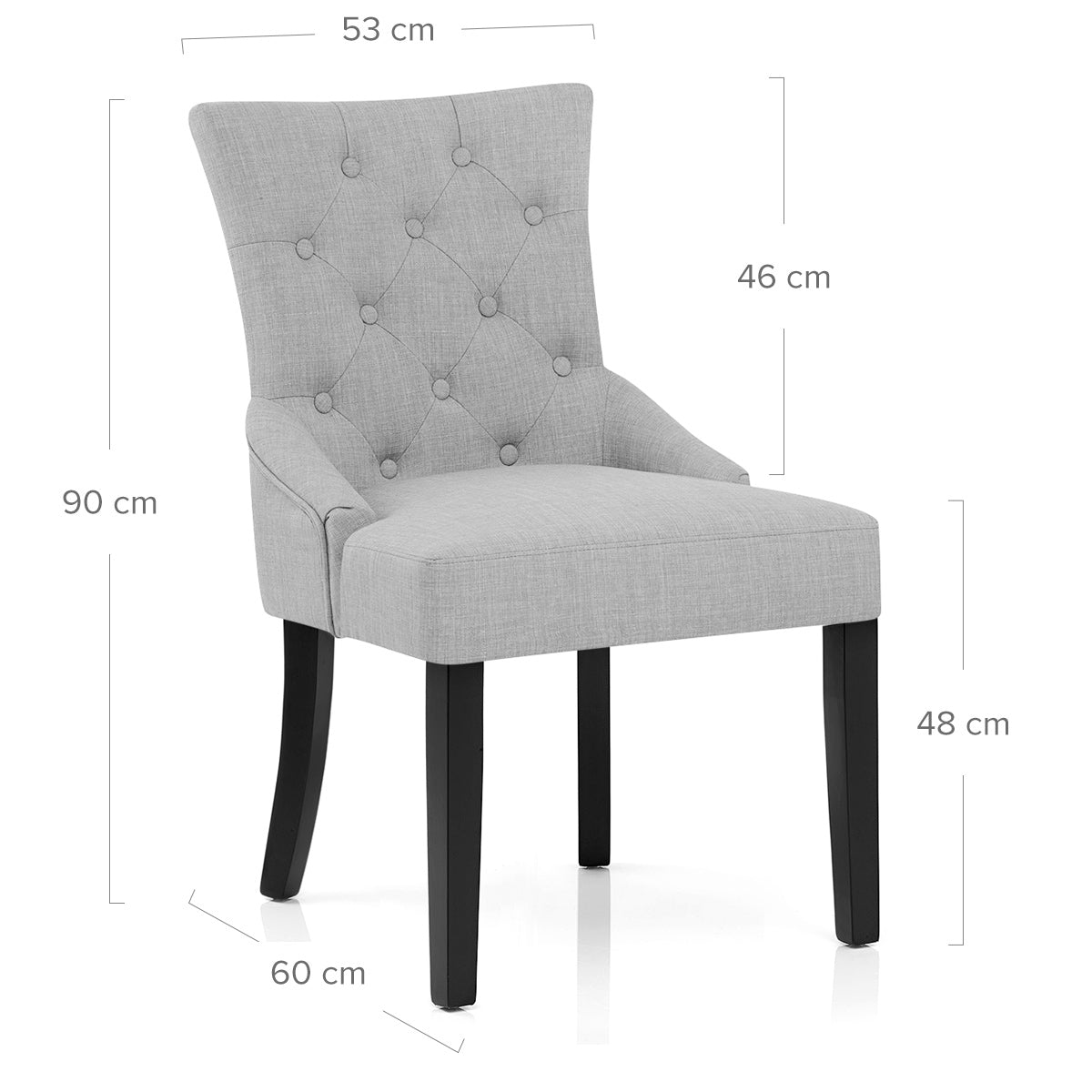 Silla Tela Madera - Verdi Gris