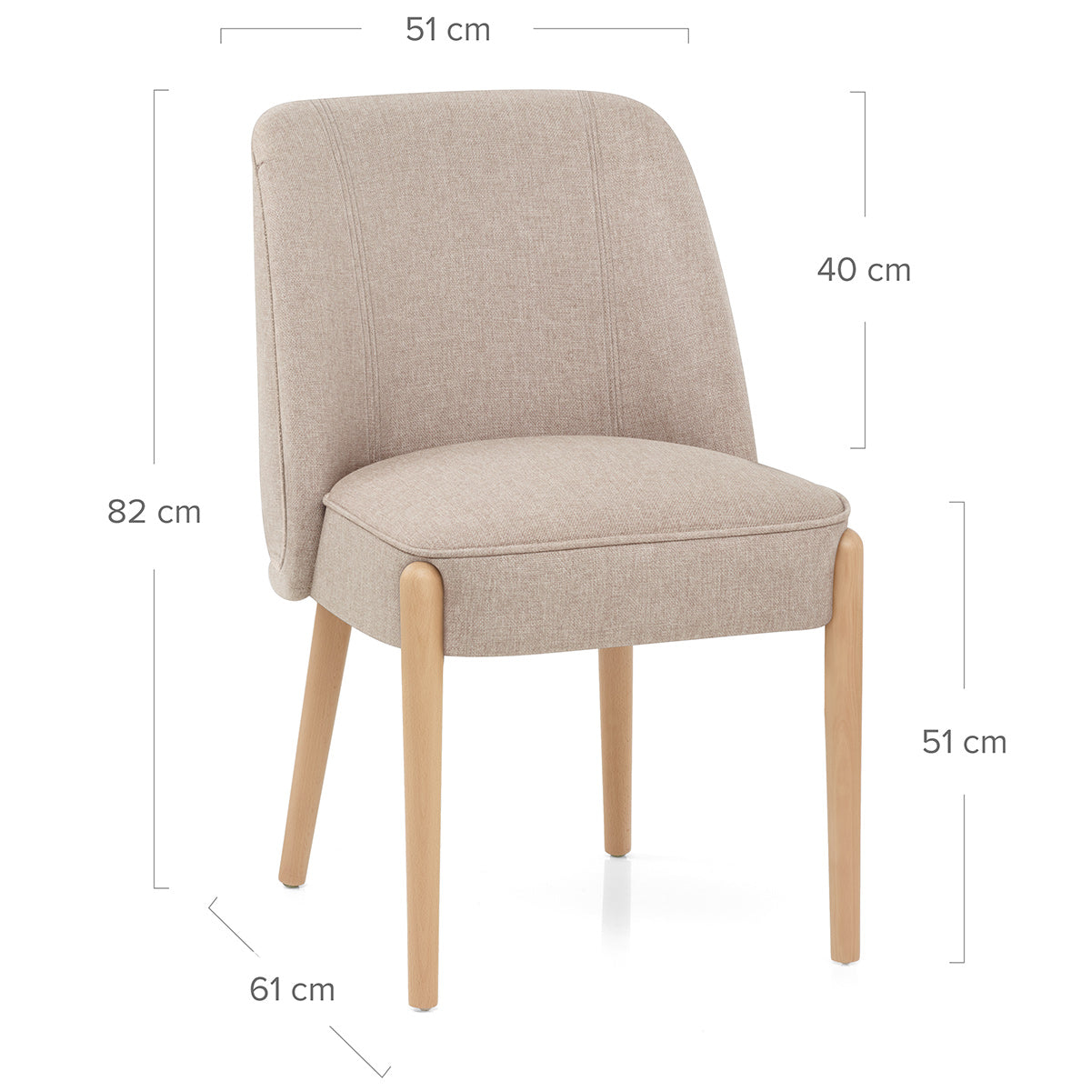 Silla Tela - Avon Gris Pardo