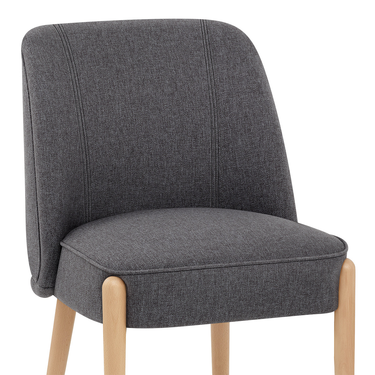 Silla Tela - Avon Gris Oscuro