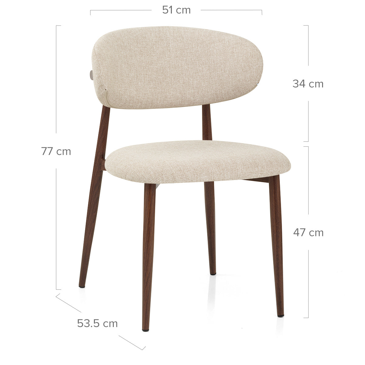 Silla Tela - Harrow Crema