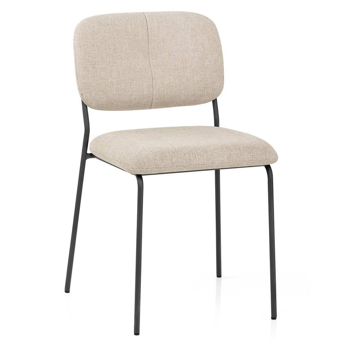 Silla Tela - Lila Crema