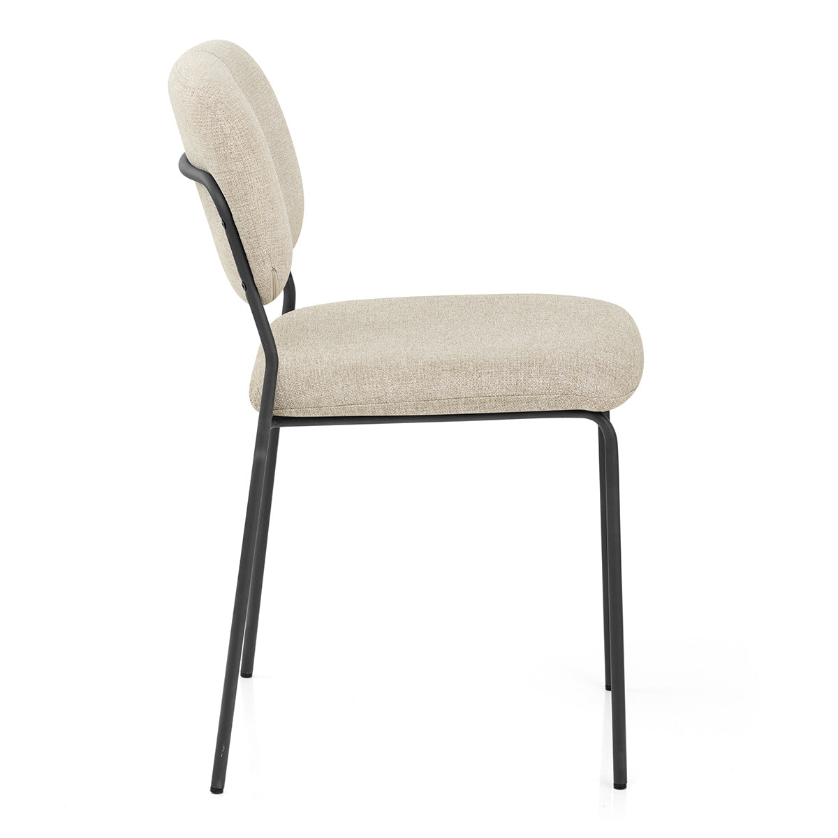 Silla Tela - Lila Crema