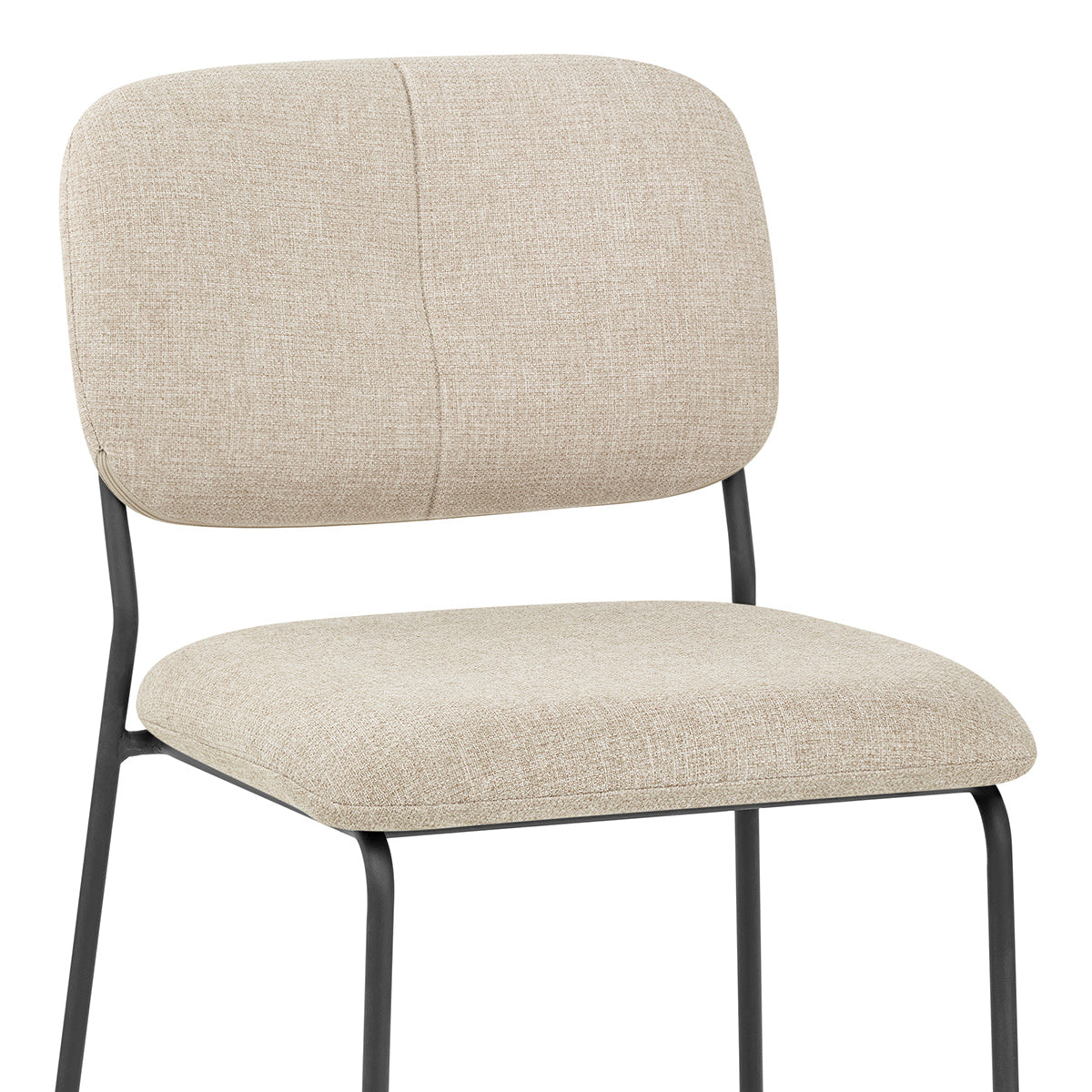 Silla Tela - Lila Crema