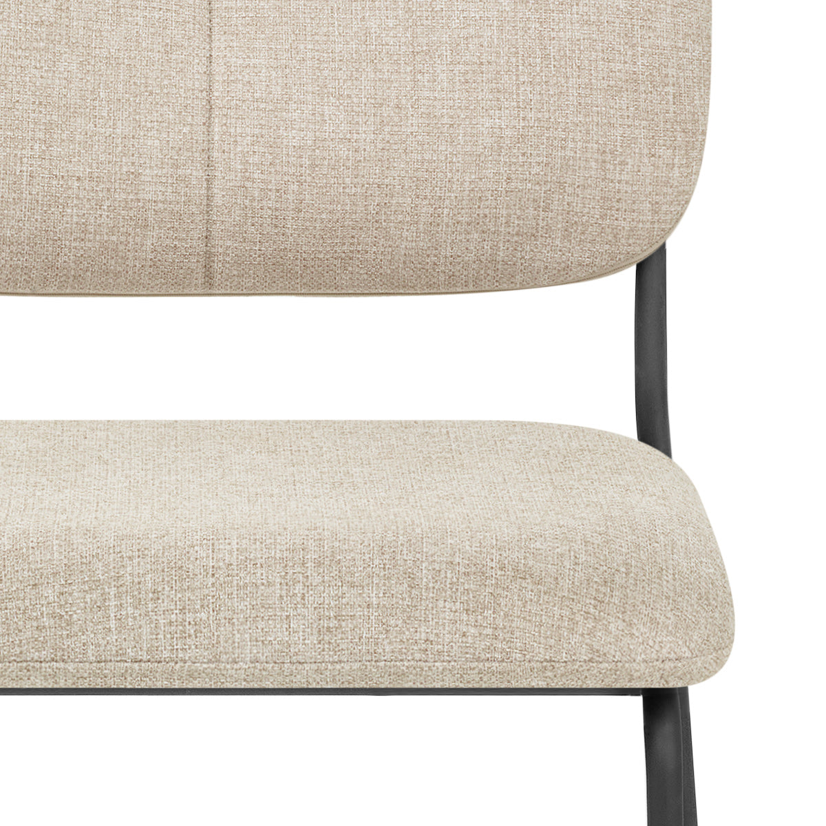 Silla Tela - Lila Crema
