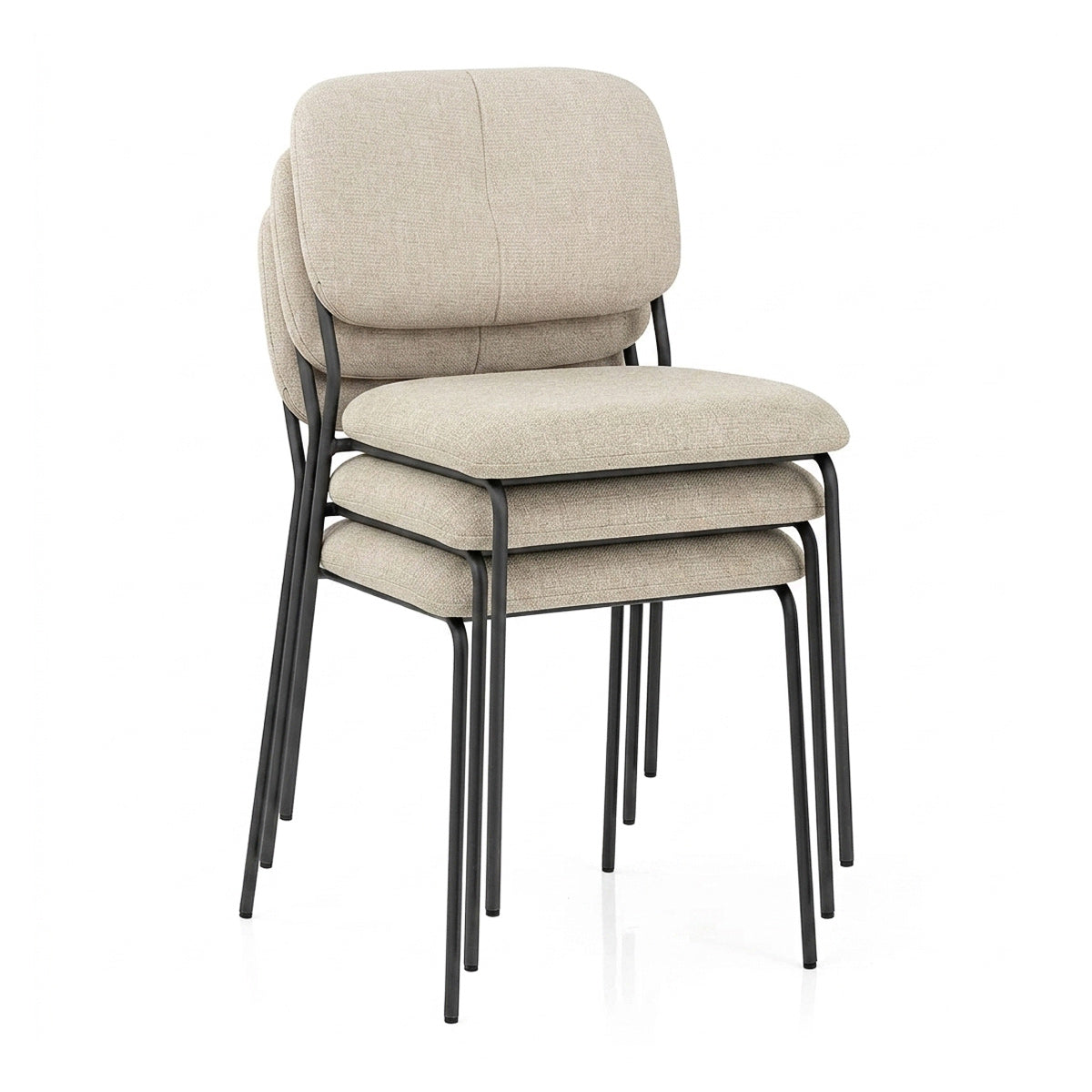 Silla Tela - Lila Crema