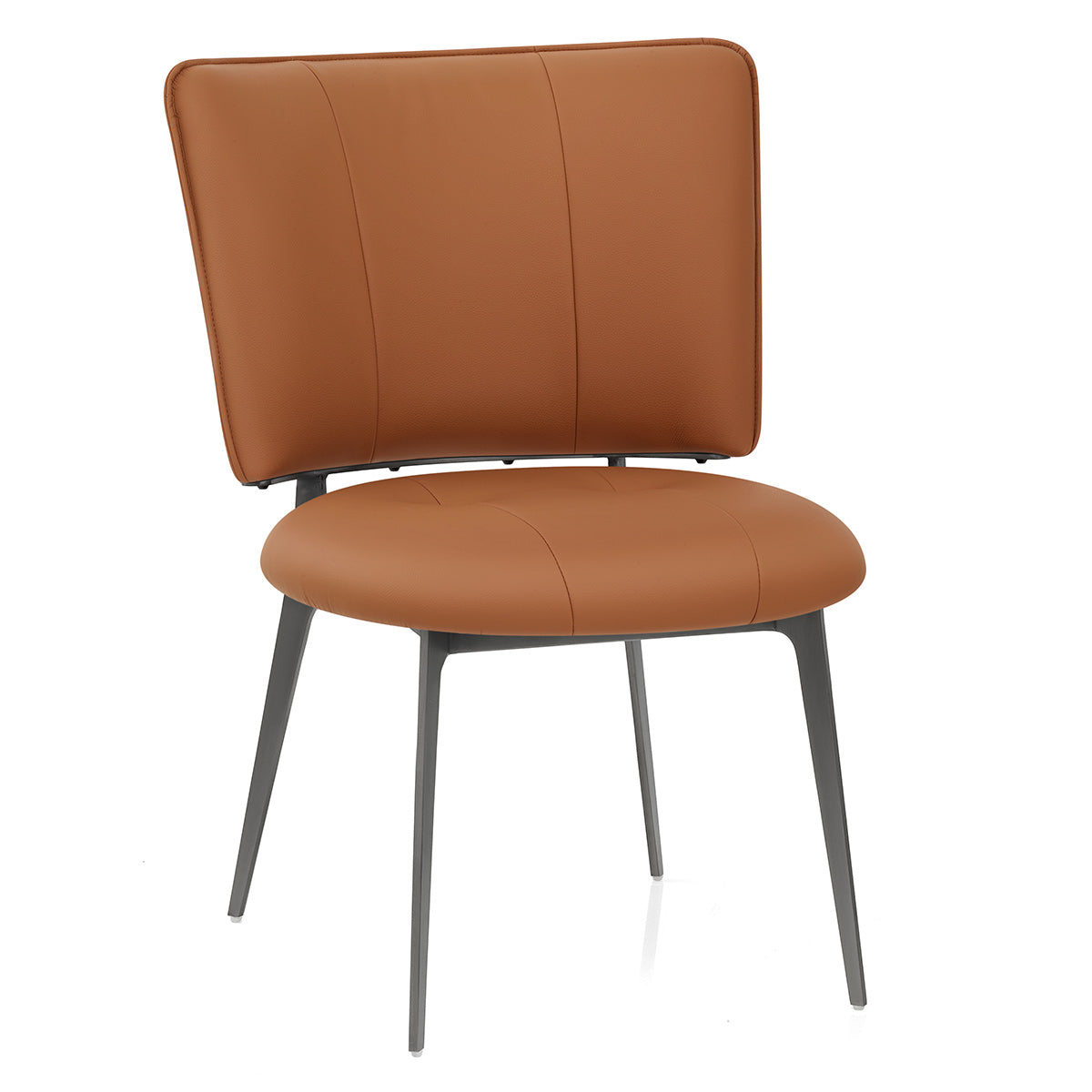 Silla Eco Piel - Ellis Marrón