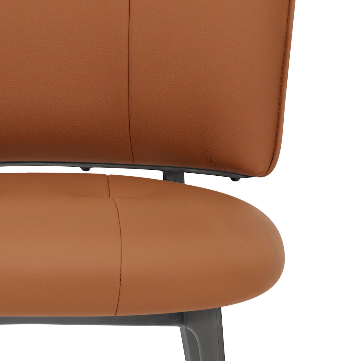 Silla Eco Piel - Ellis Marrón