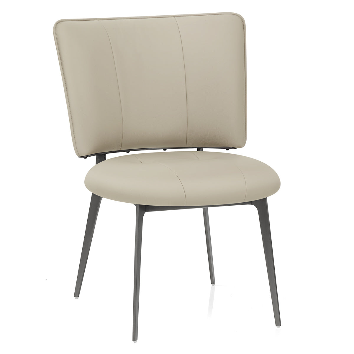 Silla Eco Piel - Ellis Gris Pardo