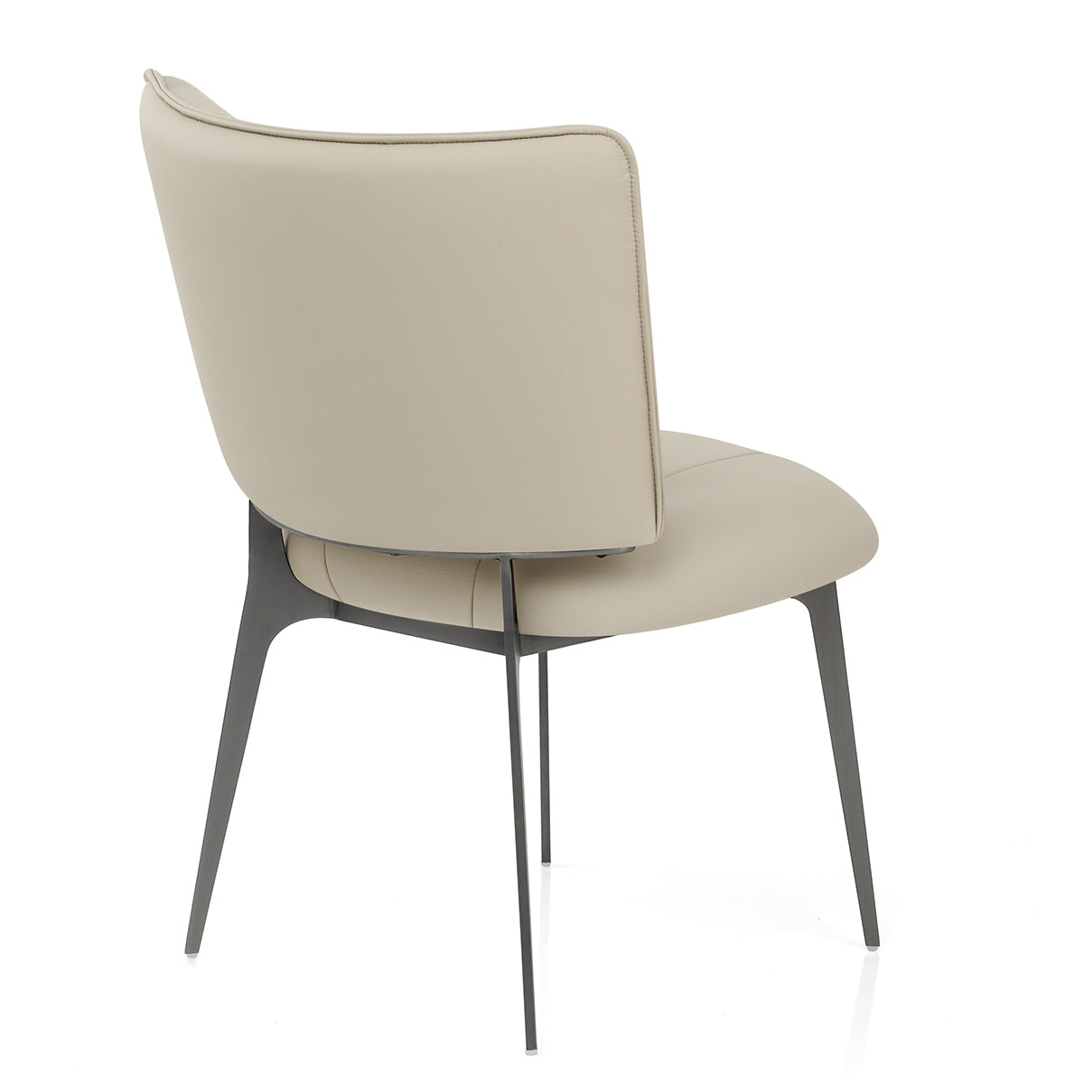Silla Eco Piel - Ellis Gris Pardo