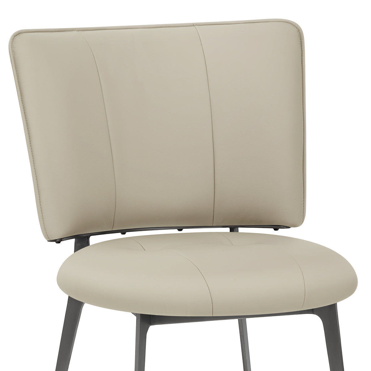 Silla Eco Piel - Ellis Gris Pardo