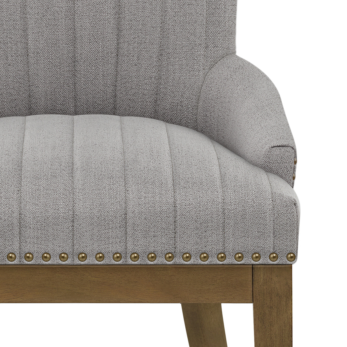 Silla Tela Roble - Chiltern Gris