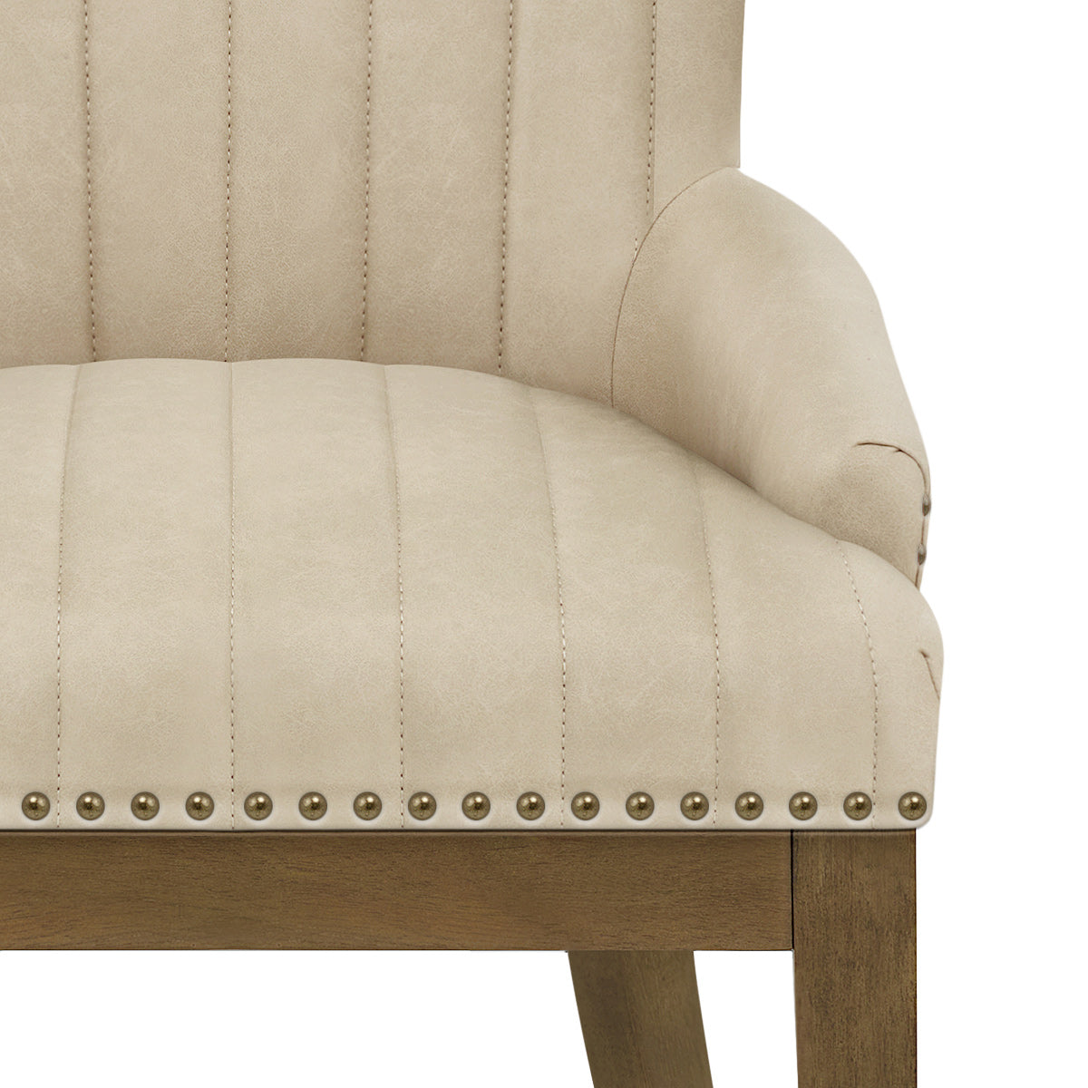 Silla Polipiel Roble - Chiltern Crema
