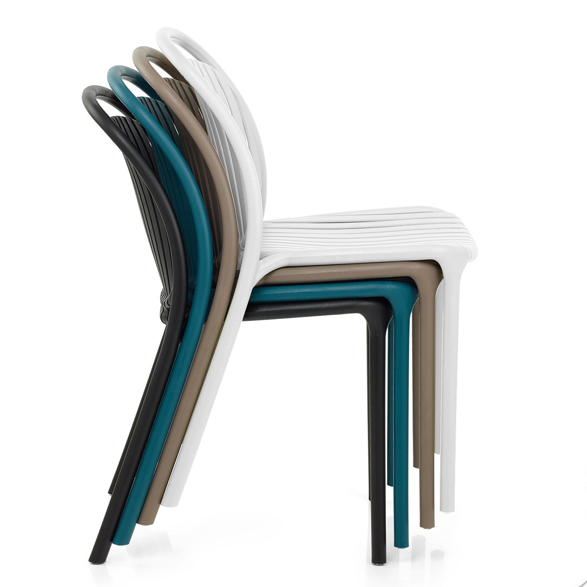 Silla Resina Exterior - Arlo Blanco