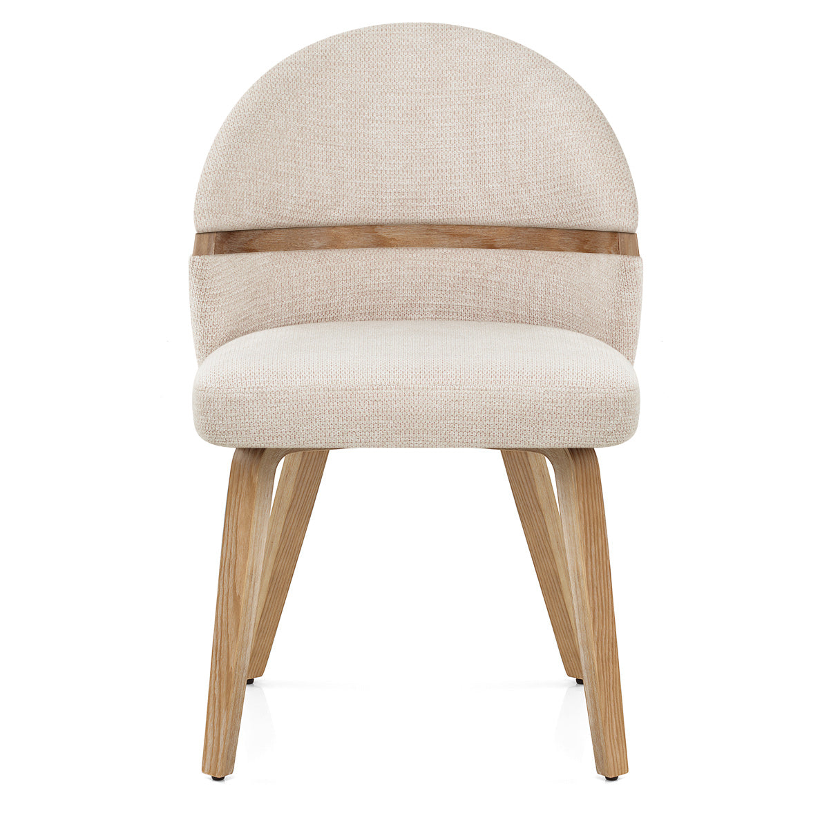 Silla Tela Roble - Odessa Crema