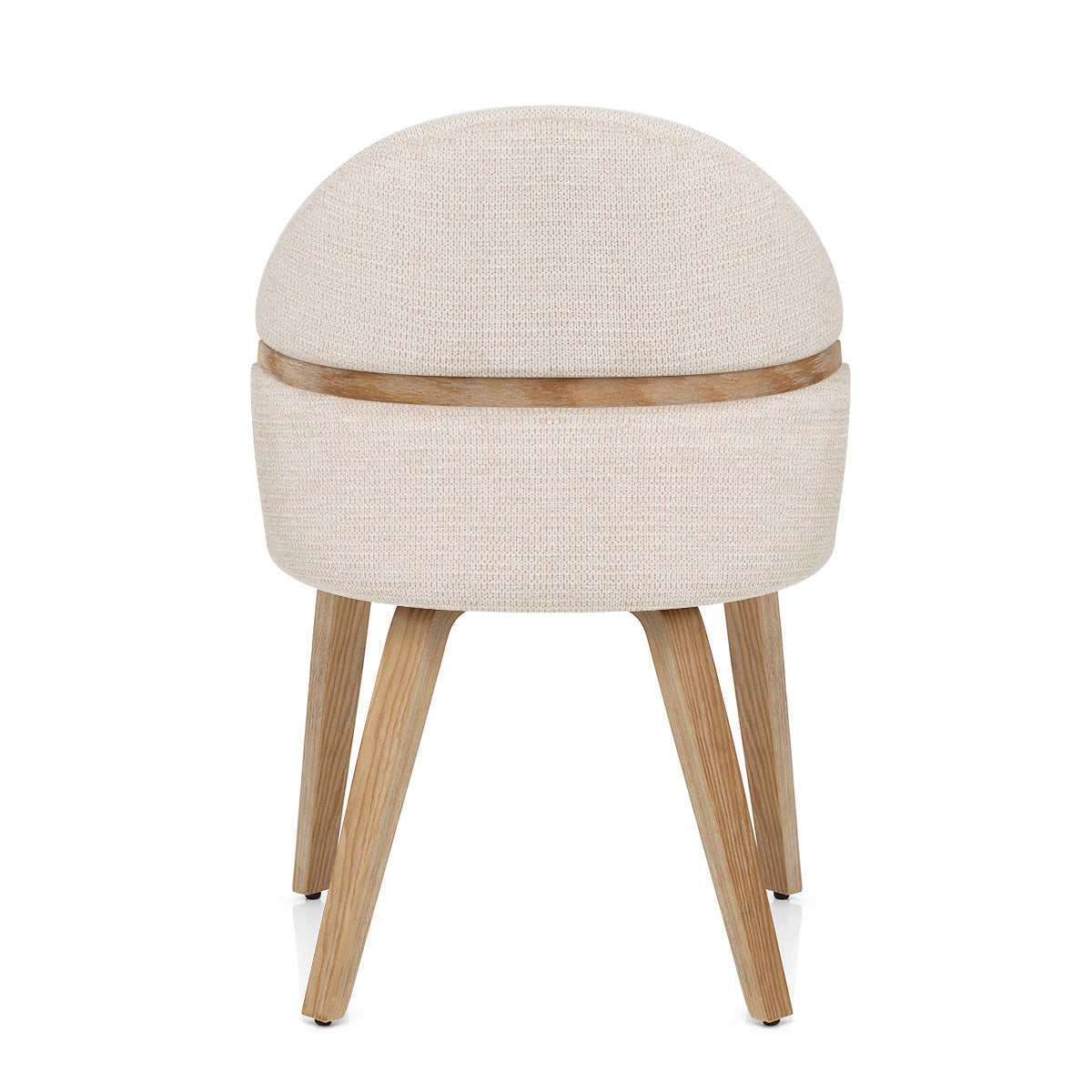 Silla Tela Roble - Odessa Crema
