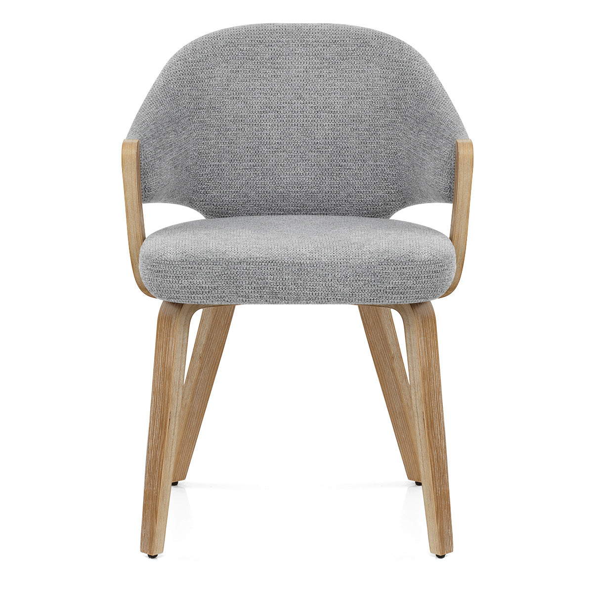 Silla Tela Roble - Otto Gris