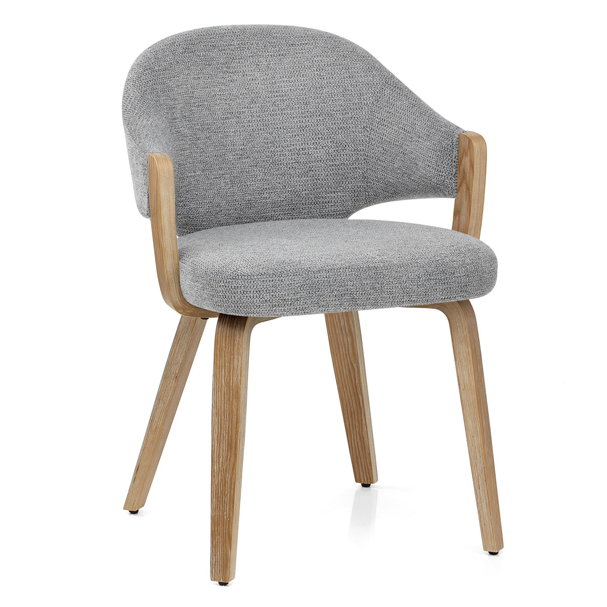 Silla Tela Roble - Otto Gris