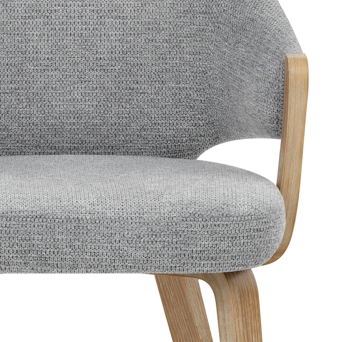 Silla Tela Roble - Otto Gris