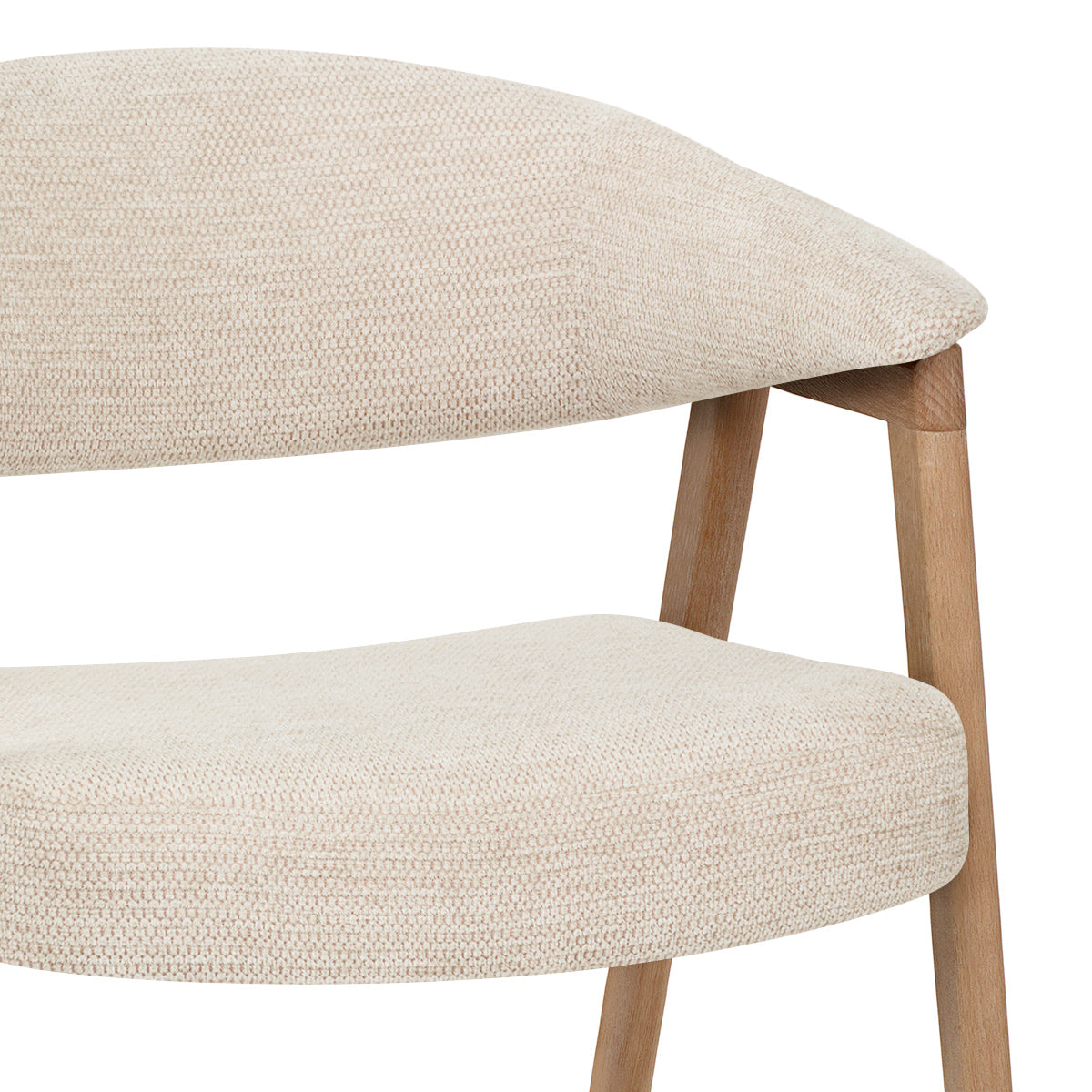 Silla Tela Roble - Falco Crema